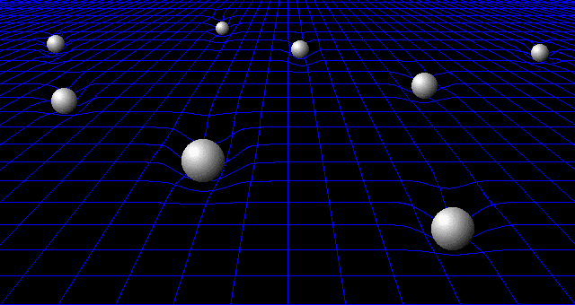 Rubber sheet space-time