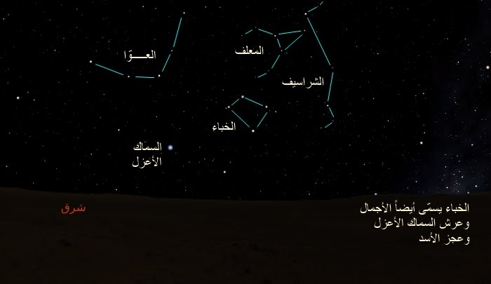 العرب عند اسماء النجوم Draco (constellation)